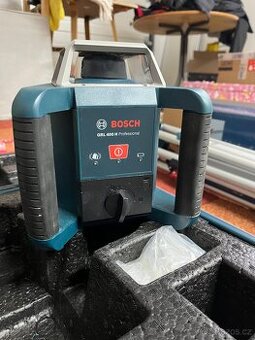 Laser rotační Bosch GRL 400 H + Přislušentví