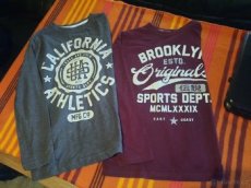 Dětské trička zn.primark a rebelion.