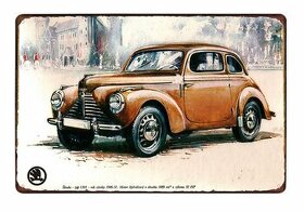 plechová cedule - Škoda Tudor 1101