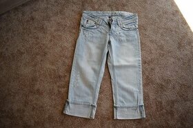Riflové 3/4 kalhoty, kraťasy Frishbone, xs/158