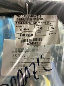 Čelní sklo Škoda Octavia III - NOVÉ