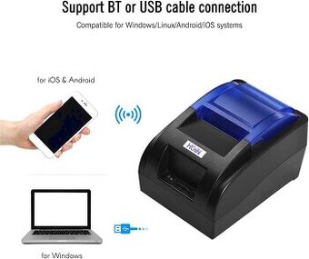 Bluetooth termo tiskárna Hoin HOP-H58