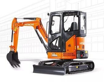 Prodám nový minibagr Hitachi ZX26U-6 (rok 2024)