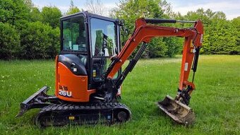 Prodám nový minibagr Hitachi ZX26U-6 (rok 2024)