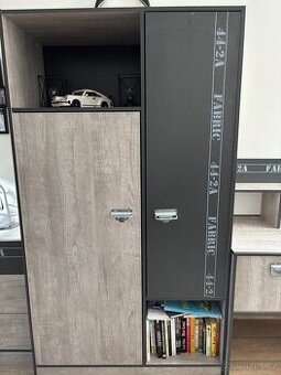 Moderní dětská šatní skříň Fabric