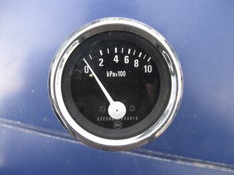 Tlakoměr 0-10 kg/cm2 PAL Czechoslovakia Škoda 110R, Avia,Zet
