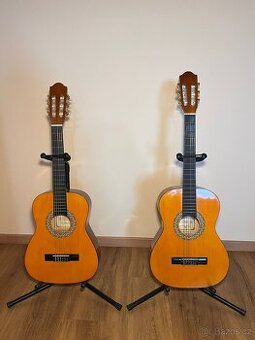 Prodám kytary Toledo Primera 3/4 a 1/2 – skvělý stav + obal