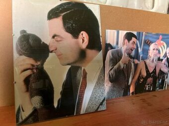 Retro velká pohlednice Mr Bean
