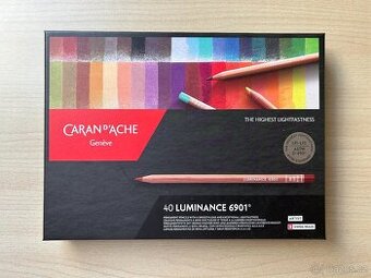 Umělecké pastelky Caran d´Ache Luminance SET 40 + Blender