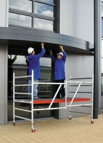 Pojízdné hliníkové lešení. AL 135 - ZESÍLENÉ