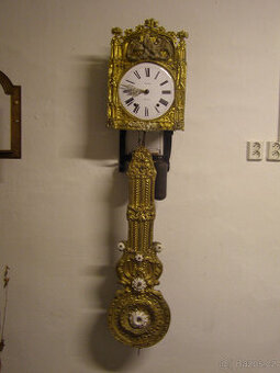 Krásné velké barokní hodiny. POZOR SNÍŽENÁ CENA 