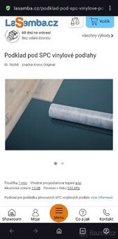 Podklad pod SPC vinylové podlahy