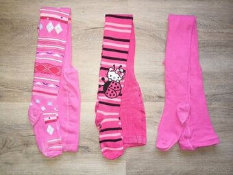 SET Dívčí punčocháče - vel.128/134