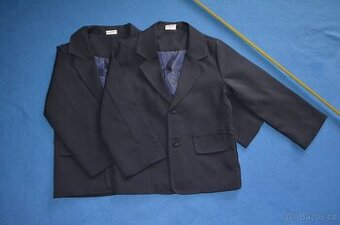 Společenské obleky dvojčata vel. 5 let 110-116