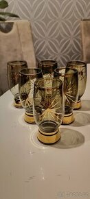 Nádherné skleničky , novoborske sklo