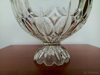 VELKÁ SKLENĚNÁ MÍSA "TULIP"  - HEŘMANOVA HUŤ