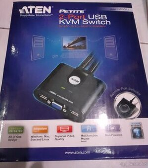 Přepínač ATEN KVM switch CS-22U USB 2PC