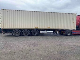 Lodní kontejner 40’ High Cube – 12 m, po 1 cestě (béžová)