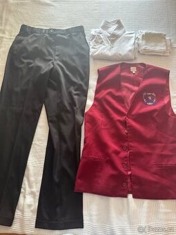 Prodám Číšnické oblečení – kalhoty, vesta, košile, příručník
