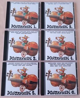 Dostavník - celá SP edice - 6x CD-R - 1980-90 - folk-country