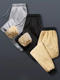 Zimní tepláky s kožíškem XXL/"XL" Nové