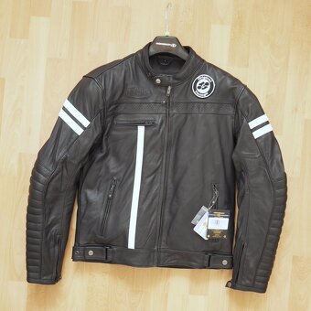 Motocyklová kožená bunda, Mokaracer, pánská