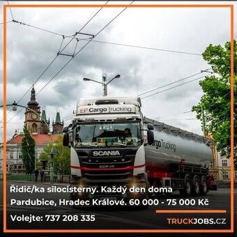 Řidič/Řidička - silocisterny - každodenní návrat domů
