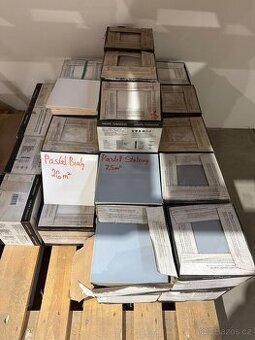 Obklad 20x29cm Pastel Stalowy a Bialy