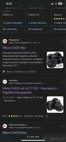 Top profesionální fotoaparát Nikon D40x s objektivem - 1