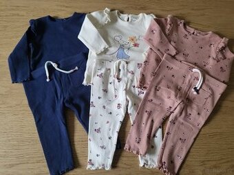 Leginy tričko,komplet, vel 74 M&S