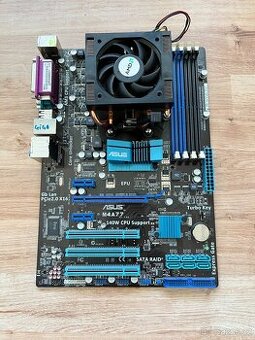 ASUS M4A77 + procesor AMD Athlon II X4 B95