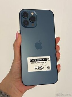 iPhone 12 Pro Max - 256GB - 100% BAT - 6M ZÁRUKA