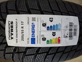 Prodám 4 ks nové zimní pneu Nokian 205/55 R17