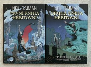 Prodám komiksy Neil Gaiman - První a Druhá kniha hřbitovní.