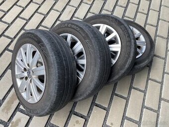 org. ALU kola Volkswagen Golf R15, pneumatiky 195/65 R15