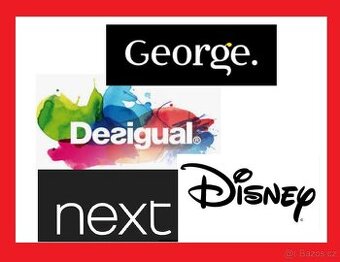 NOVÉ ZBOŽÍ, DĚTSKÉ OBLEČENÍ zn.Disney, George, Next, 30ks