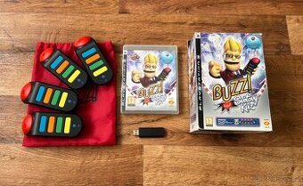 Hra Sony PS3: Buzz Světový Kvíz (CZ dabing) + 4x bezdrátový - 1