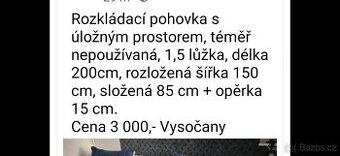 Rozkládací pohovka