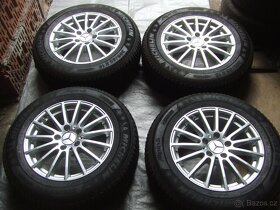 16 alu Mercedes E 5x112 mm, 4ks nové + TPMS