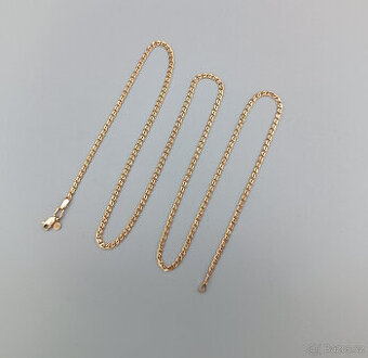 Zlatý řetízek 2,70g, 14 kt, 585/1000, délka 55,5 cm