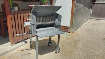 Prodám zahradní gril na kýtu,krůtu, pečení na roštu, kameni
