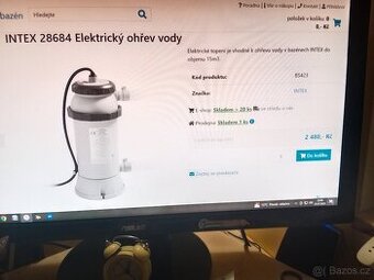 Ohřívač vody pro bazén