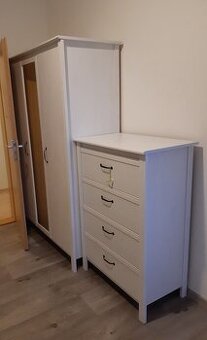 Šatní skříň a Komoda Ikea Brusali