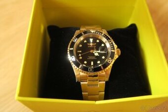 Invicta Pro Diver Quartz 200M zlatá barva