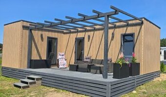 mobilheim, nový modulový dům do L 8x3m + 3 x 2,5m