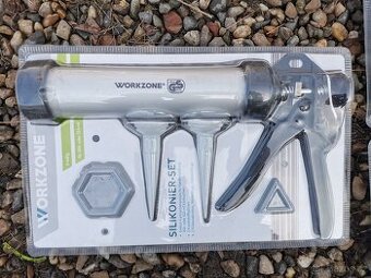 Příruční pistole na silikon a tmely+stěrky