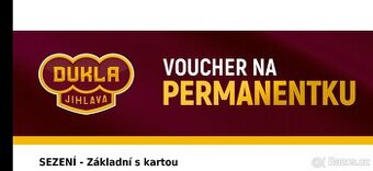 HC Dukla Jihlava - permanentka na sezení