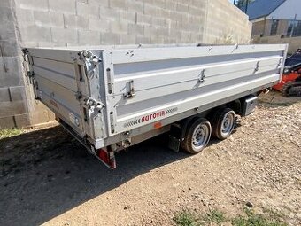 AGADOS PORTHOS B2 Třístranný sklápěcí přívěs sklápěč sklopka