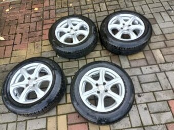 ALU kola 4x100 R15 BSA letní pneu