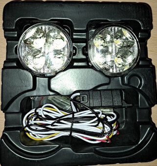 Světla pro denní svícení-Hadex-DRL-2x4-LED.12/24-V.